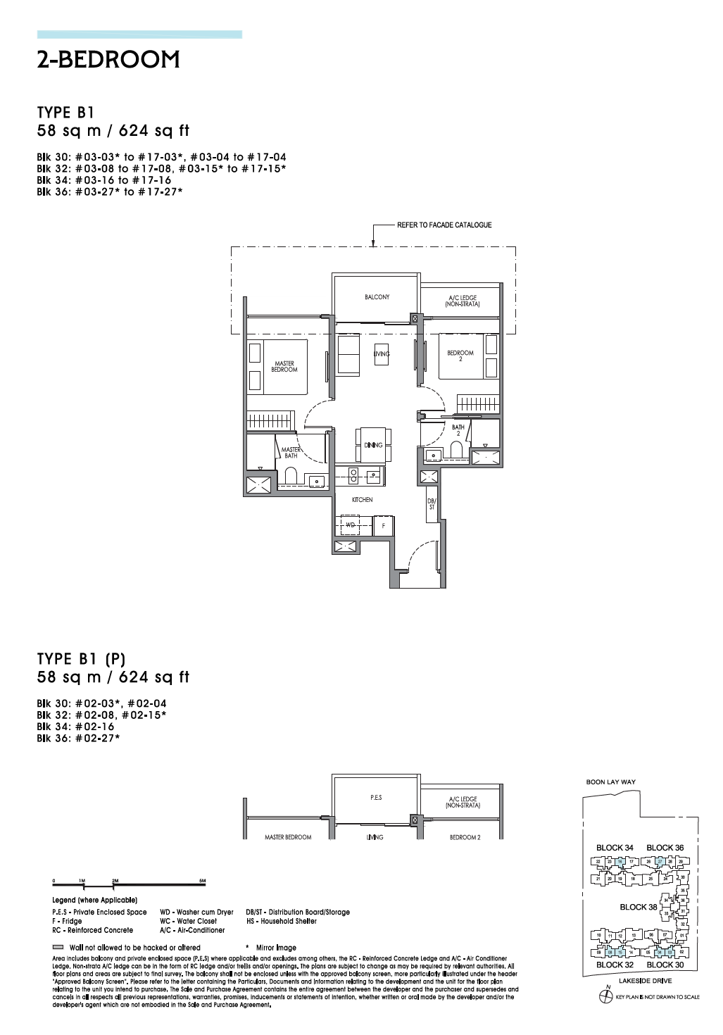 Lucerne Grand 2 Bedroom Floor Plan 1